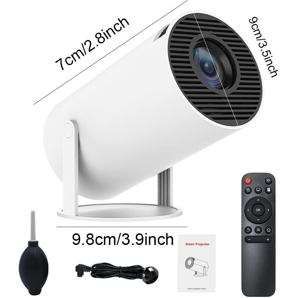 Swiftly Portable 4K Projector for Home Theater