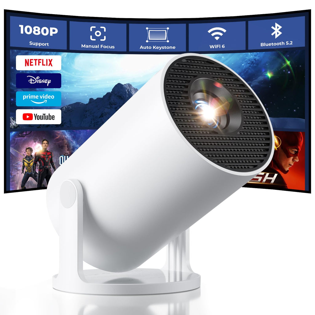 Swiftly Portable 4K Projector for Home Theater